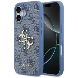 Custodia per Apple iPhone 17, Guess, 4G Big Logo, Blu