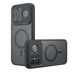 Custodia MagSafe per Xiaomi Poco F8 Ultra, Techsuit, PureFrost, Nera Satinata