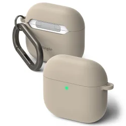 Custodia Ringke per Apple AirPods 4, Crema