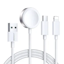 Caricabatterie Wireless Joyroom S-IW008 per Apple Watch Series, USB-A, Bianco
