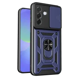 Custodia per Samsung Galaxy A37 5G, Techsuit, CamShield, Blu