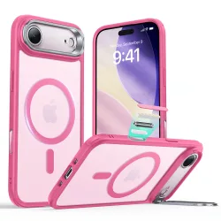 Custodia MagSafe per Apple iPhone 17 Air, ESR, Classic Hybrid Kickstand, Rosa Satinato