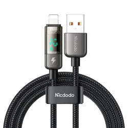 Cavo Dati e Ricarica USB-A - Lightning McDodo CA-3620 Display Auto Power Off, 18W, 1.2m, Nero