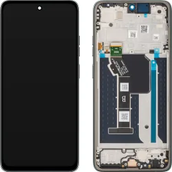 Display con Touchscreen Motorola Moto G56, con Cornice, Grigio (Pantone Gray Mist), Service Pack 5D68C30209