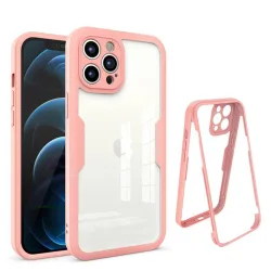 Custodia per Apple iPhone 12 Pro Max, Techsuit, ColorVerse 360, Rosa