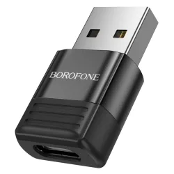 Adattatore Dati e Ricarica USB-C - USB-A Borofone BV18, Nero