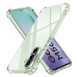 Custodia per Samsung Galaxy M56 M566, Techsuit, Shockproof Clear, Trasparente