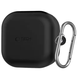 Custodia Tech-Protect Silicone Hook per Samsung Galaxy Buds4 / Buds4 Pro, Nera