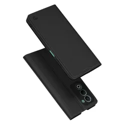 Custodia per Oppo A5 4G / A5 5G, Techsuit, Magskin Book, Nera