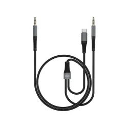 Cavo Audio USB-C / 3.5mm - 3.5mm XO Design NB178B, 1m, Nero