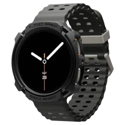 Custodia Spigen Rugged Armor per Samsung Galaxy Watch9 / Watch8 44mm, Nero Opaco ACS10006