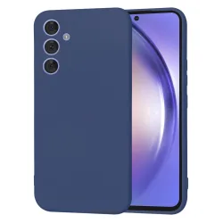 Custodia per Samsung Galaxy A54 A546, Techsuit, SoftFlex, Blu Navy