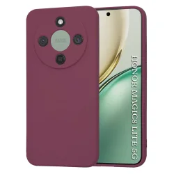Custodia per Honor Magic8 Lite, Techsuit, SoftFlex, Ciliegia