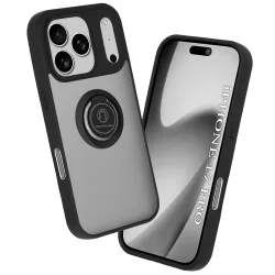 Custodia per Apple iPhone 17 Pro, Techsuit, Glinth, Nera