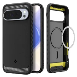 Custodia MagSafe per Google Pixel 10 Pro XL, Spigen, Rugged Armor, Nero Opaco ACS09721