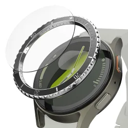 Cornice di Protezione Ringke Premium Styling per Samsung Galaxy Watch7 40mm, Modello 4, Nera
