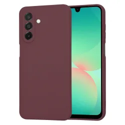 Custodia per Samsung Galaxy A26 A266, Techsuit, SoftFlex, Vinaccia