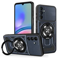 Custodia per Samsung Galaxy A05s A057, Techsuit, RuggedCam, Blu