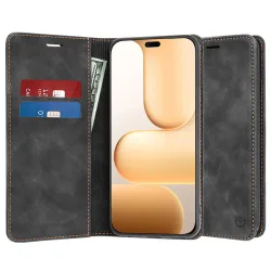 Custodia per Honor 600 Lite, Techsuit, Confy, Nera