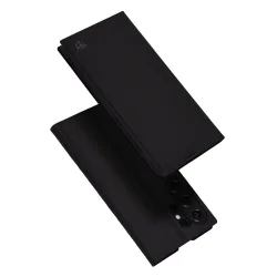 Custodia per Samsung Galaxy S25 Ultra S938, Techsuit, Magskin Book, Nera
