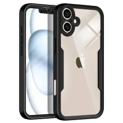 Custodia per Apple iPhone 17, Techsuit, ColorVerse 360, Nera