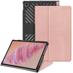 Custodia per Lenovo Tab Plus 11,5 pollici, Techsuit, FoldPro, Rosa