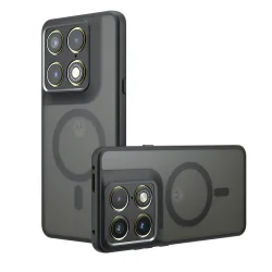 Custodia MagSafe per Motorola Edge 70 Ultra / Signature, Techsuit, PureFrost, Nera Satinata