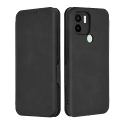 Custodia per Xiaomi Redmi A2+ / A1+, Techsuit, Safe Wallet Plus, Nera
