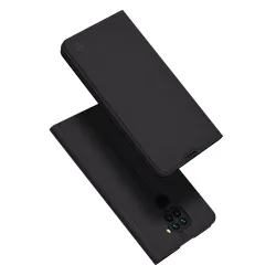 Custodia per Xiaomi Redmi Note 9 / 10X 4G, Techsuit, Magskin Book, Nera