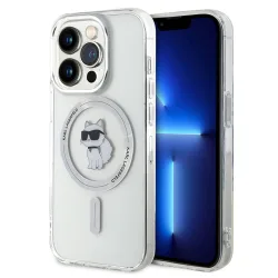 Custodia MagSafe per Apple iPhone 14 Pro, Karl Lagerfeld, IML Choupette, Trasparente