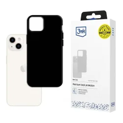 Custodia per Apple iPhone 15, 3MK, Nera Opaca