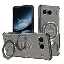 Custodia per OnePlus Nord 4, Techsuit, Carbon Shield Pro, Fumo