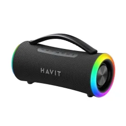 Cassa Portatile Bluetooth HAVIT SK834BT, 2 x 5W, RGB, Impermeabile, Nera