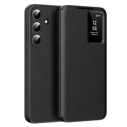 Custodia per Samsung Galaxy S26 S942, Techsuit, SmartView, Nera