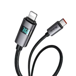 Cavo Dati e Ricarica USB-C - Lightning McDodo CA-6570 Display, 36W, 1.2m, Nero
