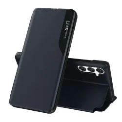 Custodia per Samsung Galaxy S25 FE, Techsuit, eFold, Blu Scuro
