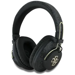 Auricolare Bluetooth Guess 4G con logo in metallo, A2DP, Nero