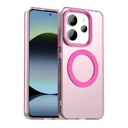 Custodia MagSafe per Xiaomi Redmi Note 14 5G, Techsuit, CandyCase, Rosa