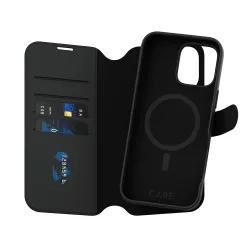 Custodia MagSafe per Apple iPhone 16 Pro Max, PanzerGlass, Care Feature Tango Two-in-One, Nera