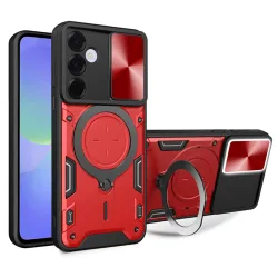 Custodia per Samsung Galaxy A37 5G, Techsuit, CamGuard Pro, Rossa