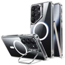 Custodia MagSafe per Samsung Galaxy S26 Ultra S948, ESR, Classic Hybrid Kickstand, Trasparente