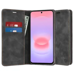 Custodia per Samsung Galaxy A37 5G, Techsuit, Confy, Nera