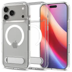 Custodia MagSafe per Apple iPhone 17 Pro, Spigen, Ultra Hybrid S, Trasparente ACS09946