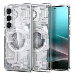 Custodia MagSafe per Samsung Galaxy S26 S942, Spigen, Ultra Hybrid Zero One, Bianca ACS10737