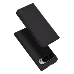 Custodia per Google Pixel 9 Pro XL, Techsuit, Magskin Book, Nera