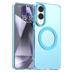 Custodia MagSafe per Samsung Galaxy S25 Edge S937, Techsuit, CandyCase, Blu