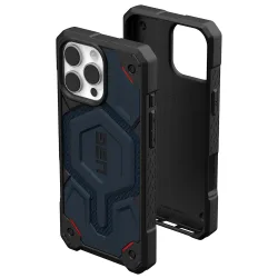Custodia MagSafe per Apple iPhone 16 Pro Max, Urban Armor Gear, Monarch Pro Kevlar, Blu Navy