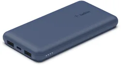Batteria Esterna Belkin BoostCharge, 10000mAh, 15W, 1 x USB-C - 2 x USB-A, Blu Navy BPB011btBL