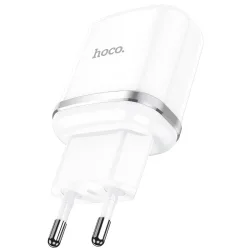 Caricatore da rete HOCO N3, 18W, 3A, 1 x USB-A, Bianco