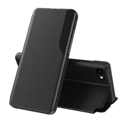 Custodia per Apple iPhone SE (2022) / SE (2020) / 8 / 7, Techsuit, eFold, Nera